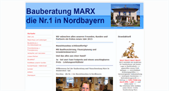 Desktop Screenshot of bauberatung-marx.de
