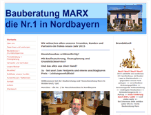 Tablet Screenshot of bauberatung-marx.de
